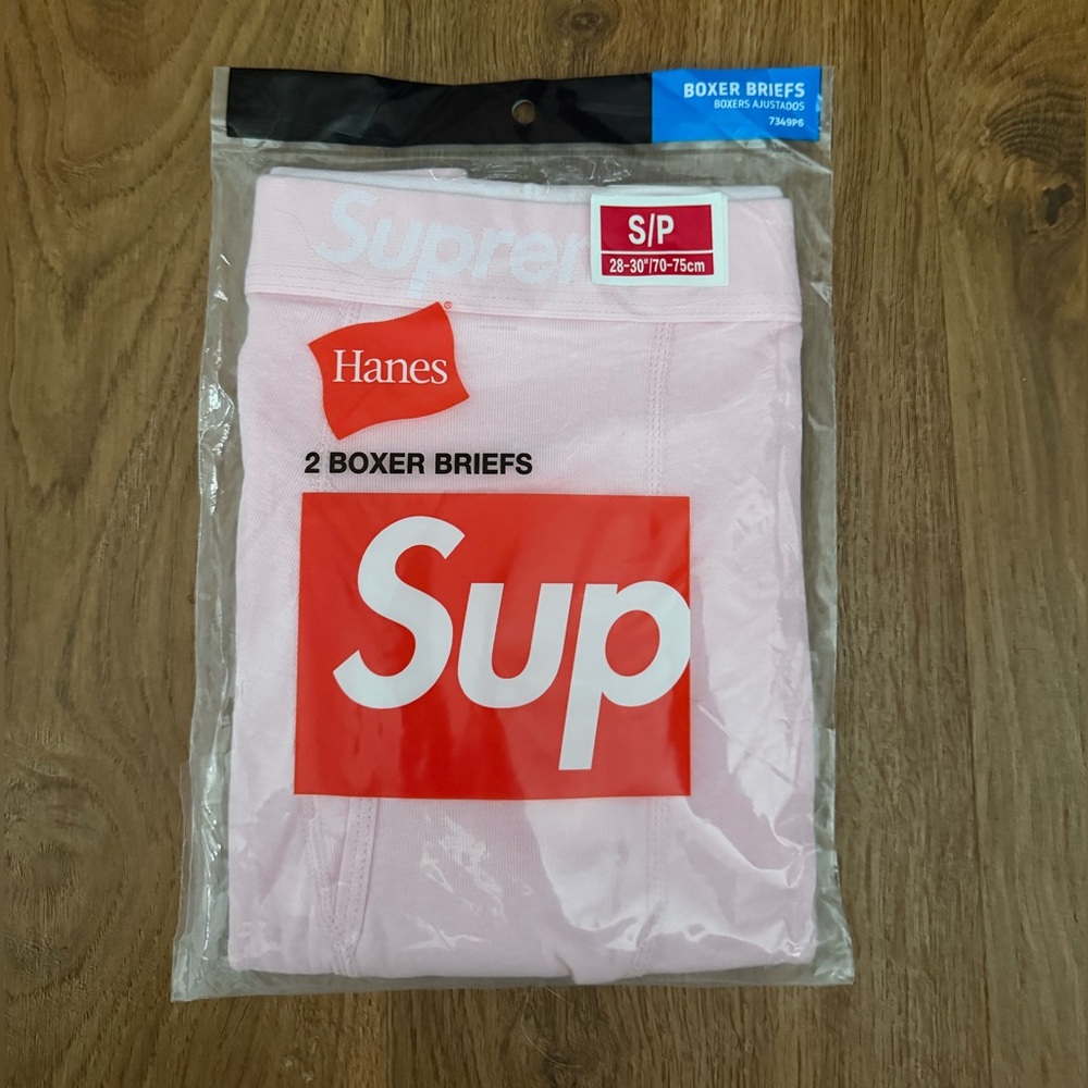 Supreme Pink Boxer Briefs 2 Pack